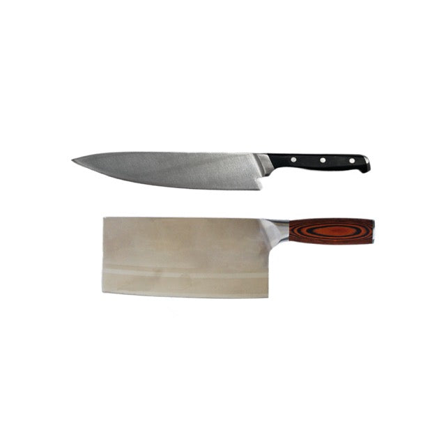 Kit de Cuchillería - Chef Mango de Baquelita y Hacha